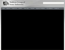 Tablet Screenshot of malbros.com